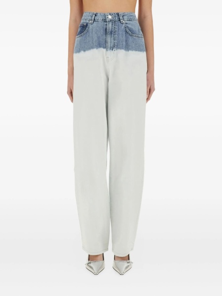 Blugi evazati MOSCHINO JEANS albi