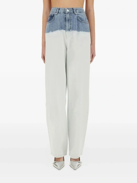 Blugi evazati MOSCHINO JEANS albi