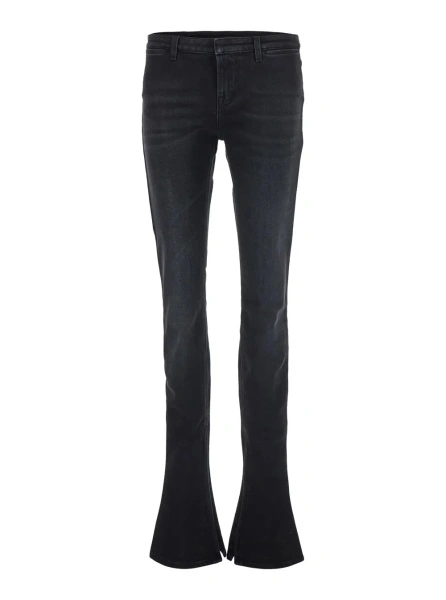 Blugi Gucci negri din denim