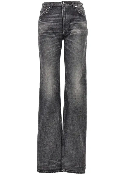 Blugi HAIKURE gri din denim 'Star'
