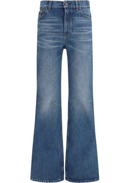 Blugi Jeans flared in organic cotton denim