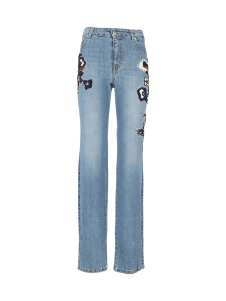 Blugi JEANS WITH EMBELLISHMENTS