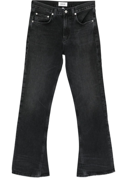 Blugi Mid-rise kick boot Jeans