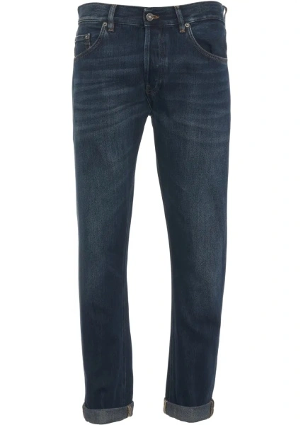 Blugi slim fit Dondup albastri