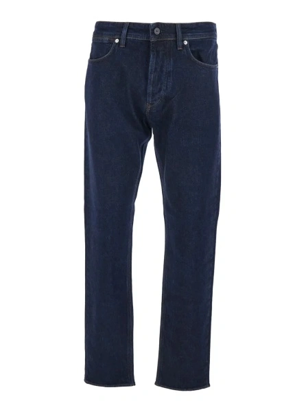 Blugi Stone Island albastri din denim