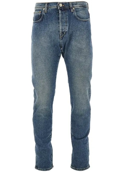 Blugi Stretch denim tapered fit jeans