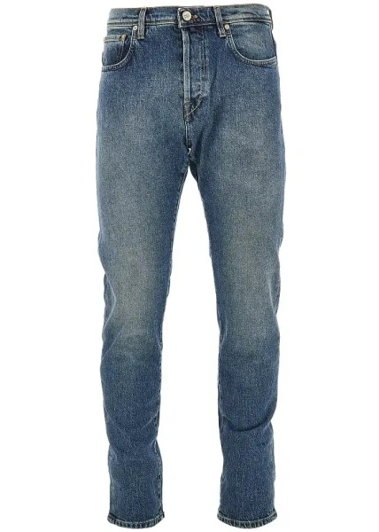 Blugi Stretch denim tapered fit jeans