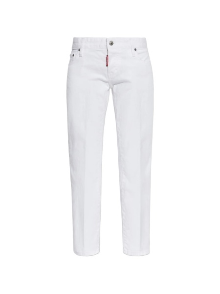 Blugi trei sferturi DSQUARED2 albi