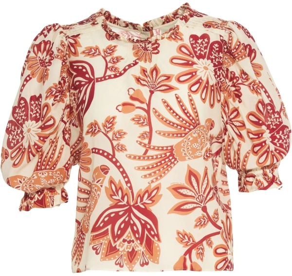 Bluza Blouse with floral pattern