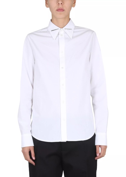 Bluza Camicia Con Colletto A Punta
