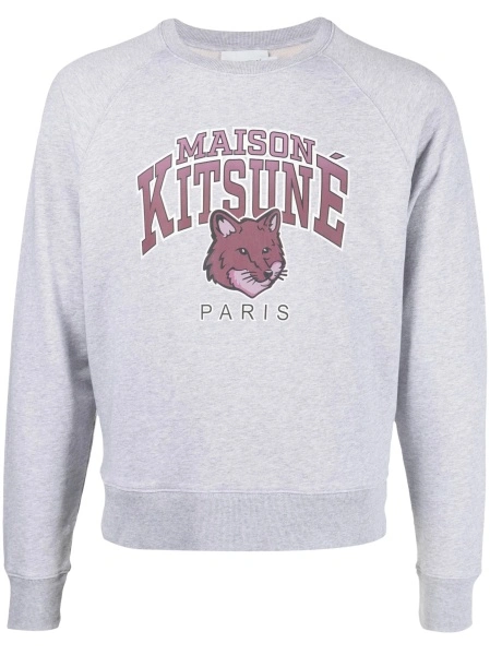 Bluza de trening MAISON KITSUNÉ gri