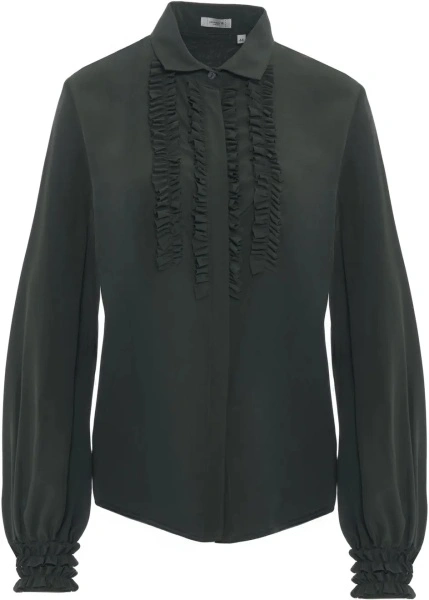 Bluza Himon's verde din matase