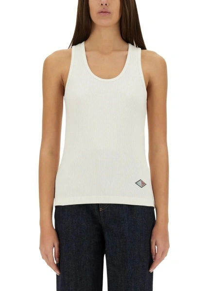 Bluza Ribbed Cotton Jersey Top