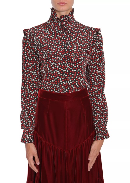 Bluza Stand Up Collar Blouse