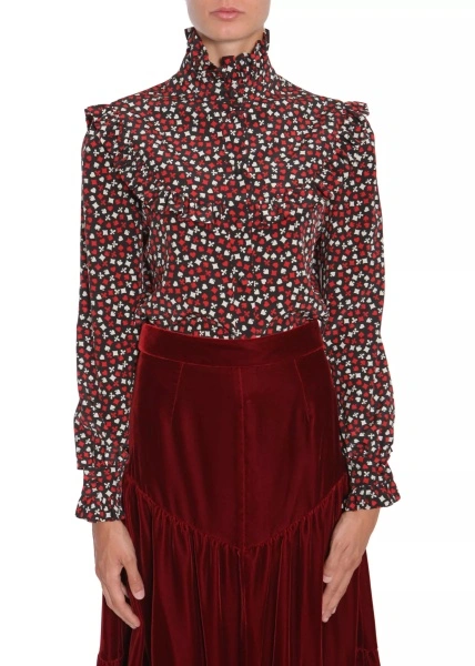 Bluza Stand Up Collar Blouse