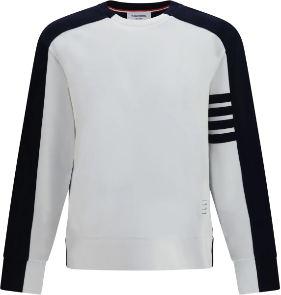Bluza trening Colorblock Crewneck Sweatshirt with 4-bar detail