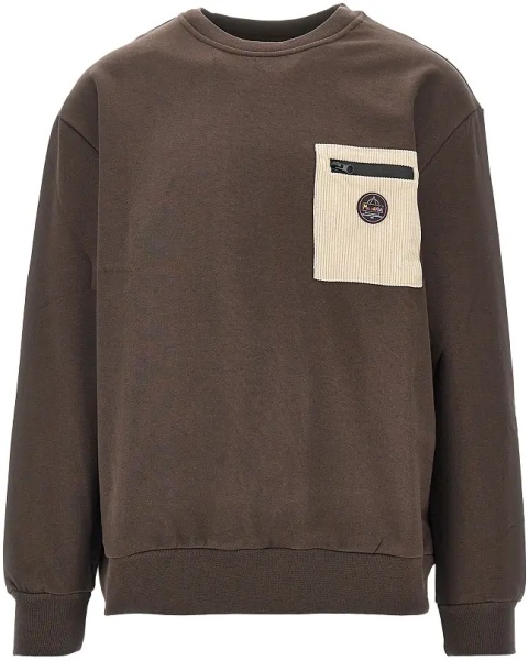Bluza trening Corduroy pocket crewneck sweatshirt