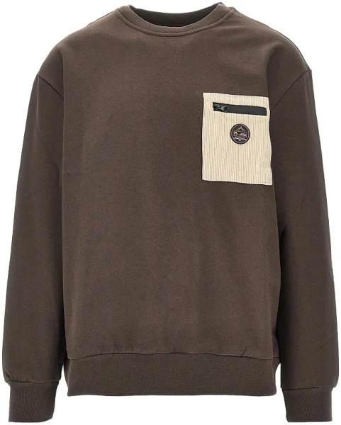Bluza trening Corduroy pocket crewneck sweatshirt