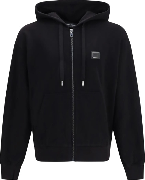 Bluza trening Cotton Hooded Sweatshirt with DG plaque