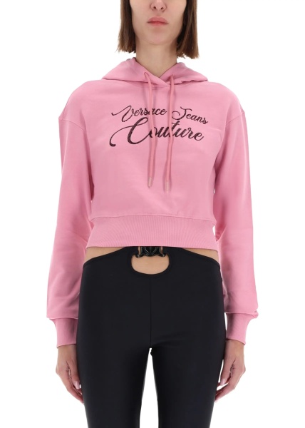 Bluza trening Felpa Cropped Con Logo