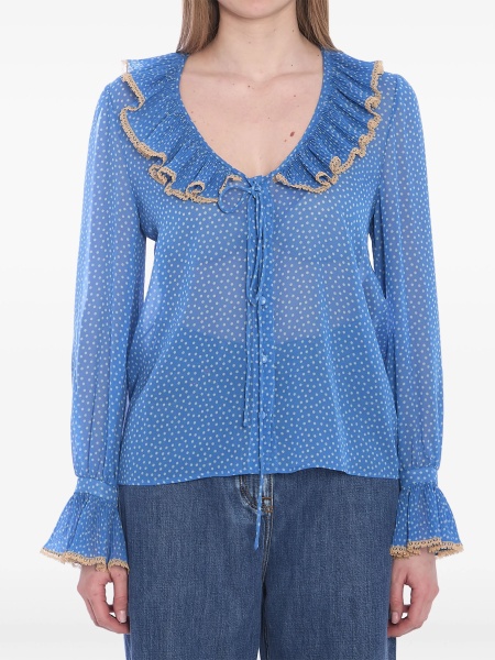 Bluza Valentino Garavani albastra