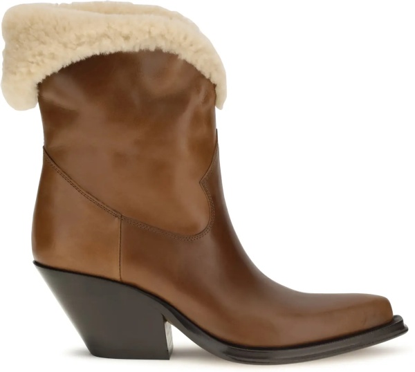 Bocanci Azelan fur-lined Ankle Boots