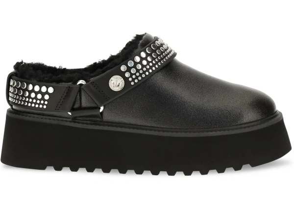 Bocanci casual Pinko negri din piele