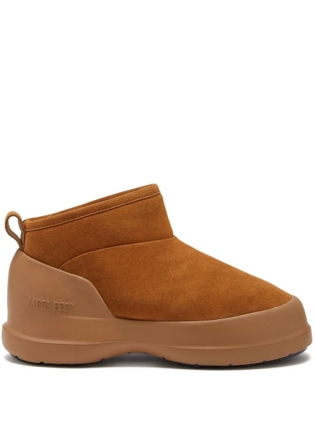 Bocanci Moon Boot maro din piele intoarsa