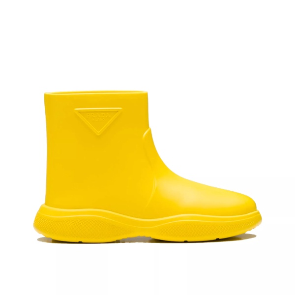 Bocanci Prada Logo Rubber Boots