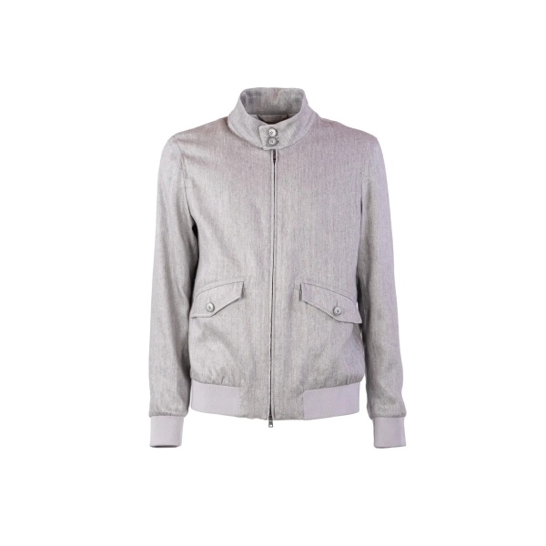 Bomber Herno Linen Bomber Jacket