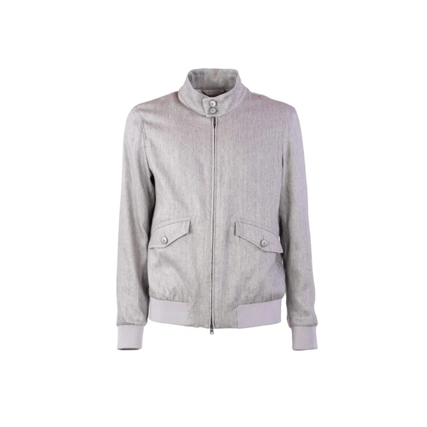 Bomber Herno Linen Bomber Jacket