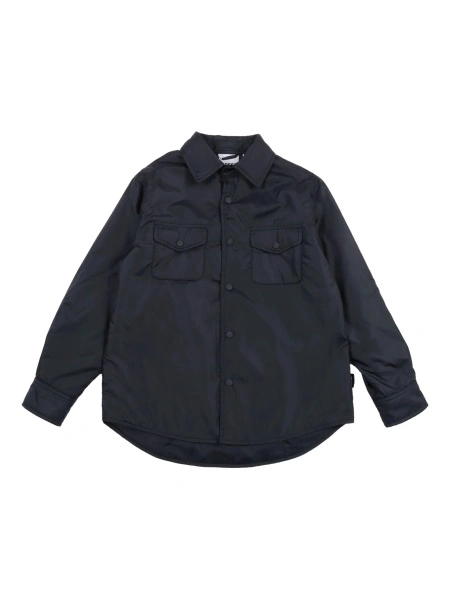 Bomber jacket Aspesi albastra din poliamida
