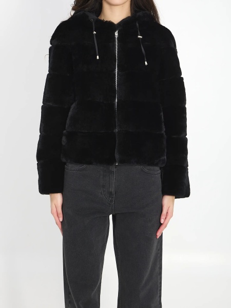 Bomber Reversible Green Fur