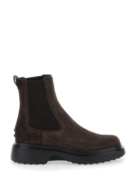 Botine Brown Leather Ankle Boots