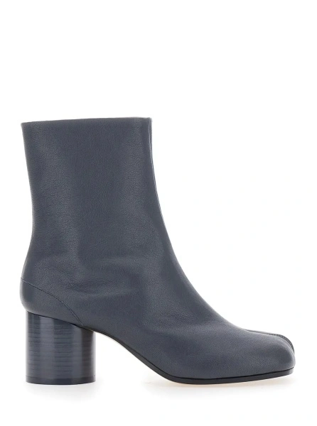 Botine Maison Margiela gri din piele