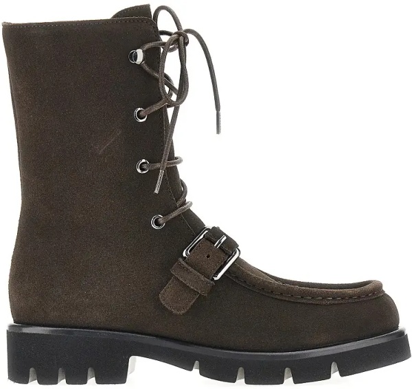 Botine Suede leather ankle boots