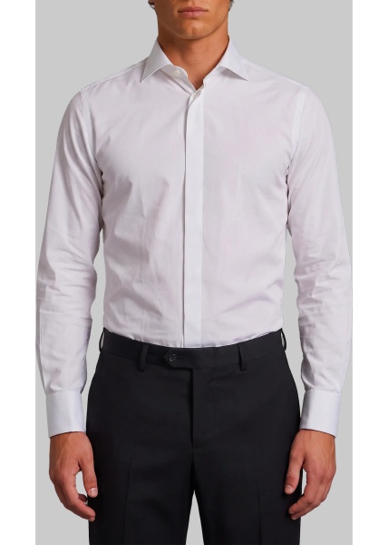 Butoni Marechiaro Shirt Witth Cuffs For Cufflinks