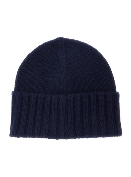 Caciula Cashmere beanie with elegant design and unisex blue