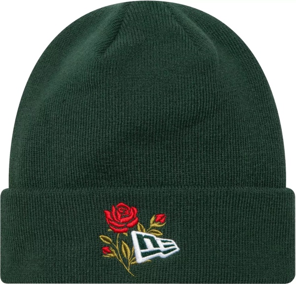 Caciula Rose Icon Cuff Knit Beanie Hat