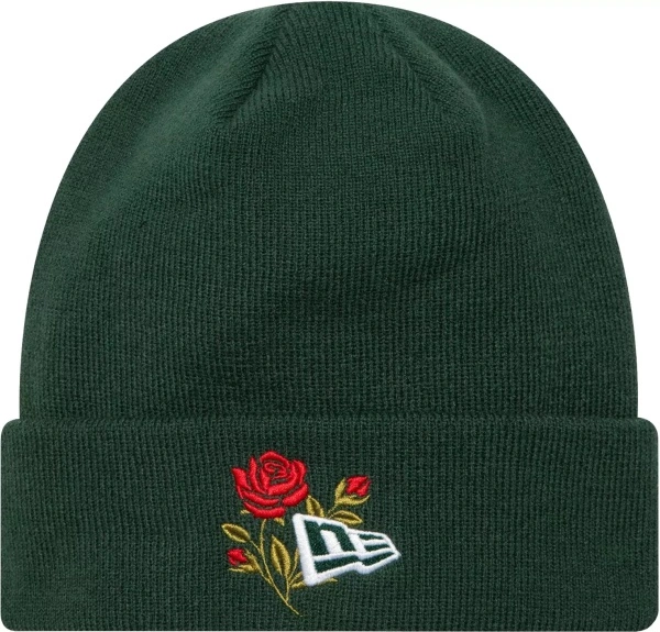 Caciula Rose Icon Cuff Knit Beanie Hat