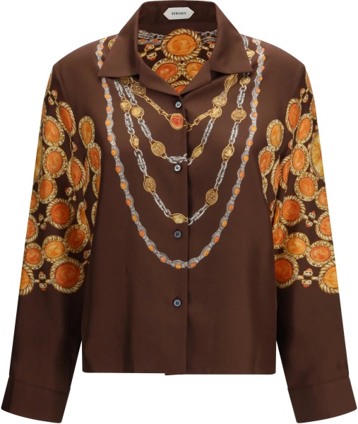 Camasa casual Chain print buttoned Shirt