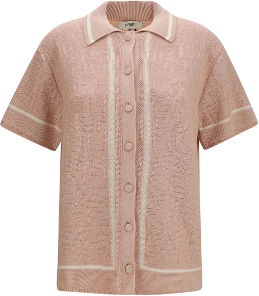 Camasa casual FF all-over crochet Shirt