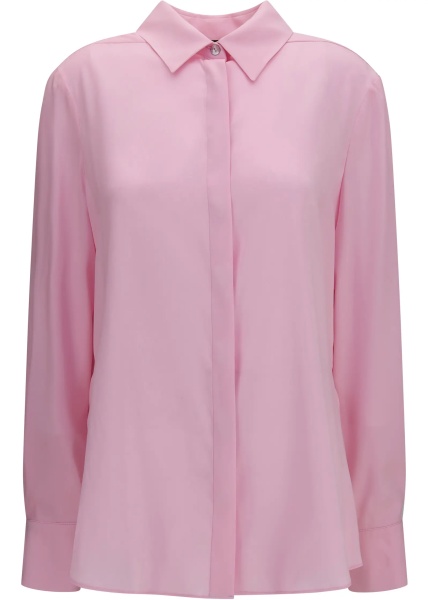 Camasa casual Silk Shirt with back gathering