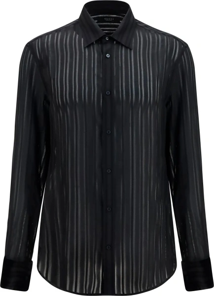 Camasa casual Striped silk gauze Shirt