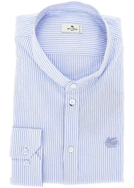 Camasa Cotton shirt with striped motif