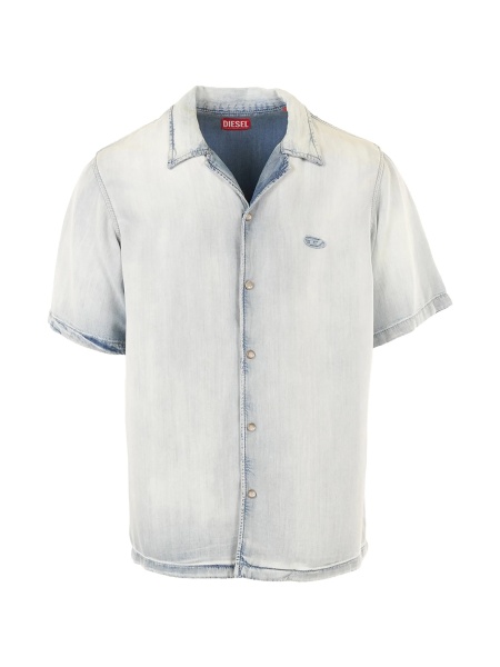 Camasa Diesel albastra din material textil