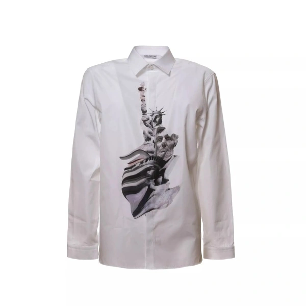 Camasa Neil Barrett State Of Liberty Cotton Shirt