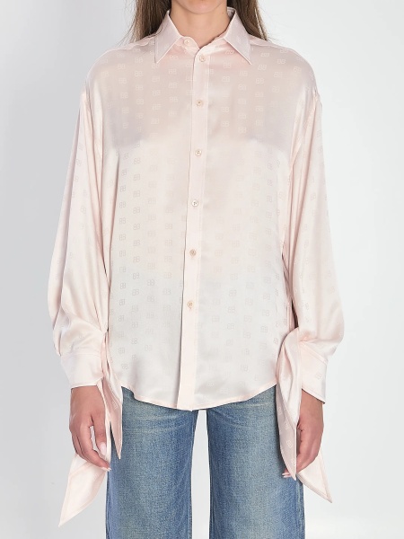 Camasa Silk Shirt With Knotted Cuffs