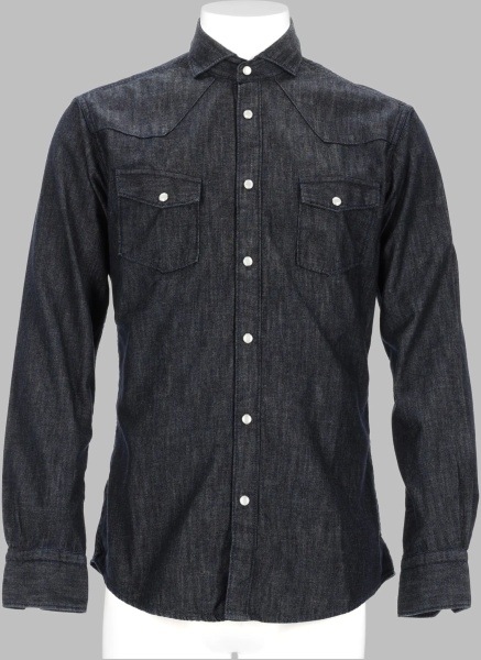 Camasi Camicia In Denim Di Cotone