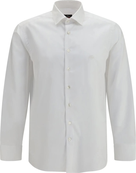 Camasi Roma cotton Shirt with Pegaso logo